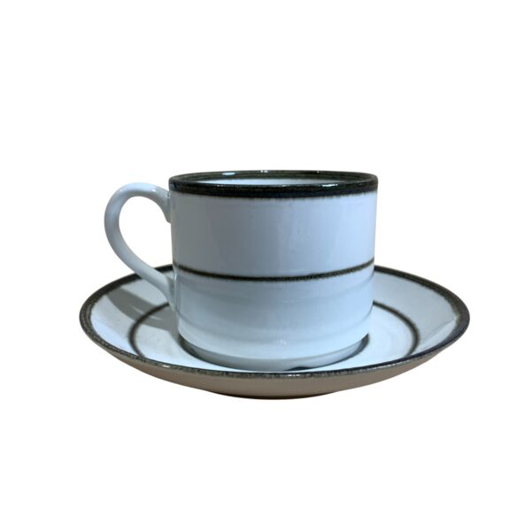 Rörstrand Nordica Kaffekopp & Fat Vit 6cm Design