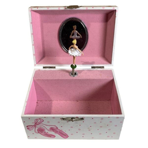 Speldosa Låda Flicka Balettdansare Smyckesskrin