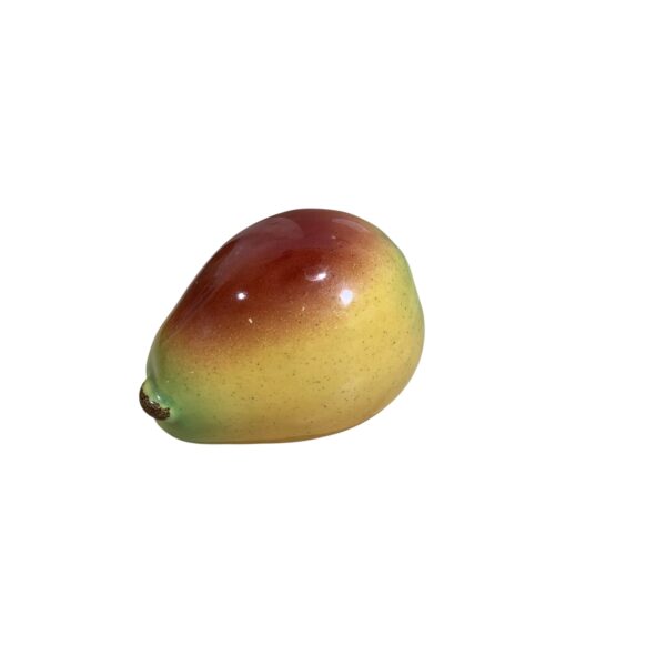 Mique Päron Prydnad Gul Röd Frukt Vintage
