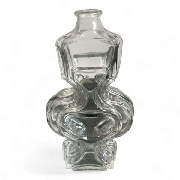 Vintage Empoli “Helena” glasflaska 60–70-tal Italy Genie Bottle / Decanter