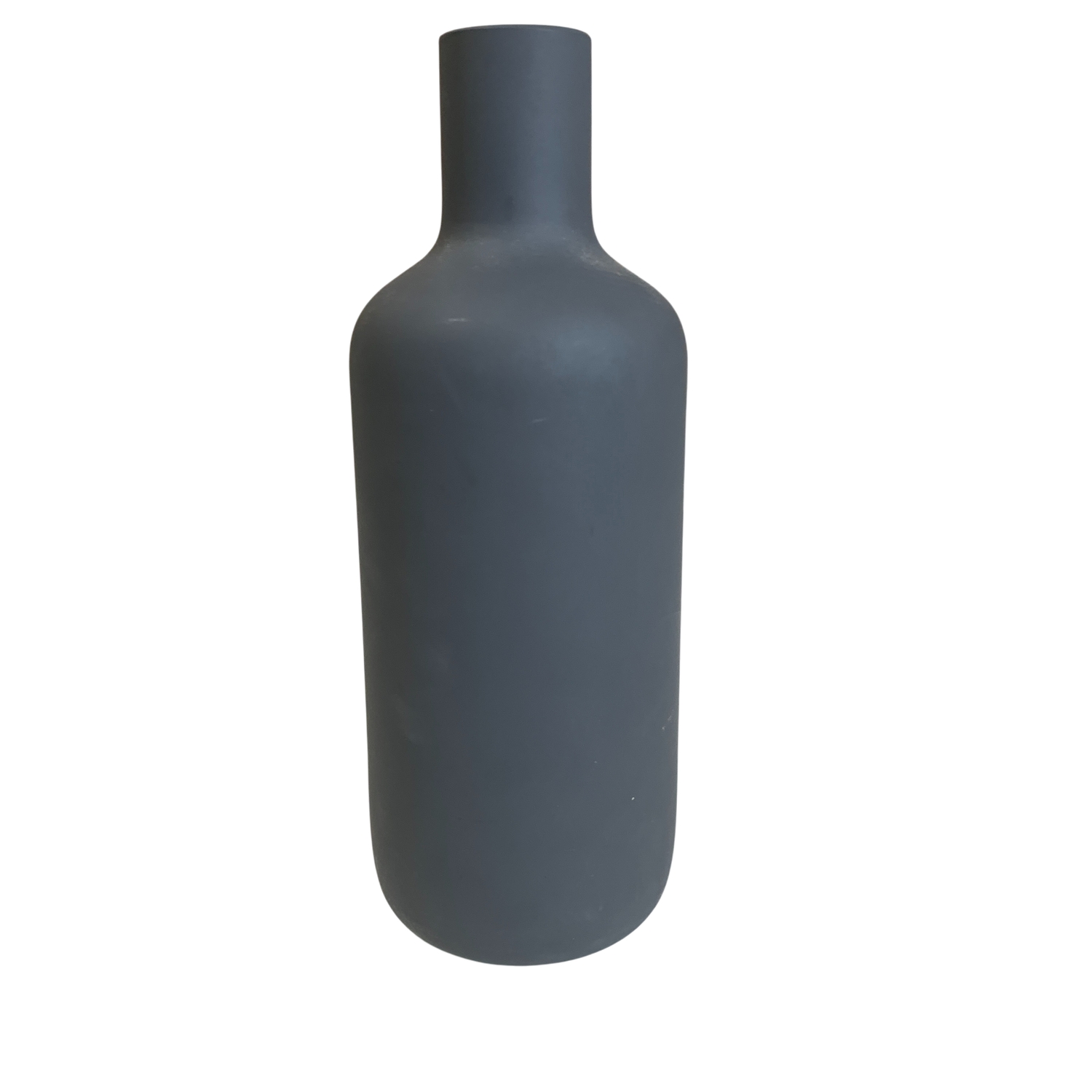 Glasflaska Grå 20cm Vas Glas