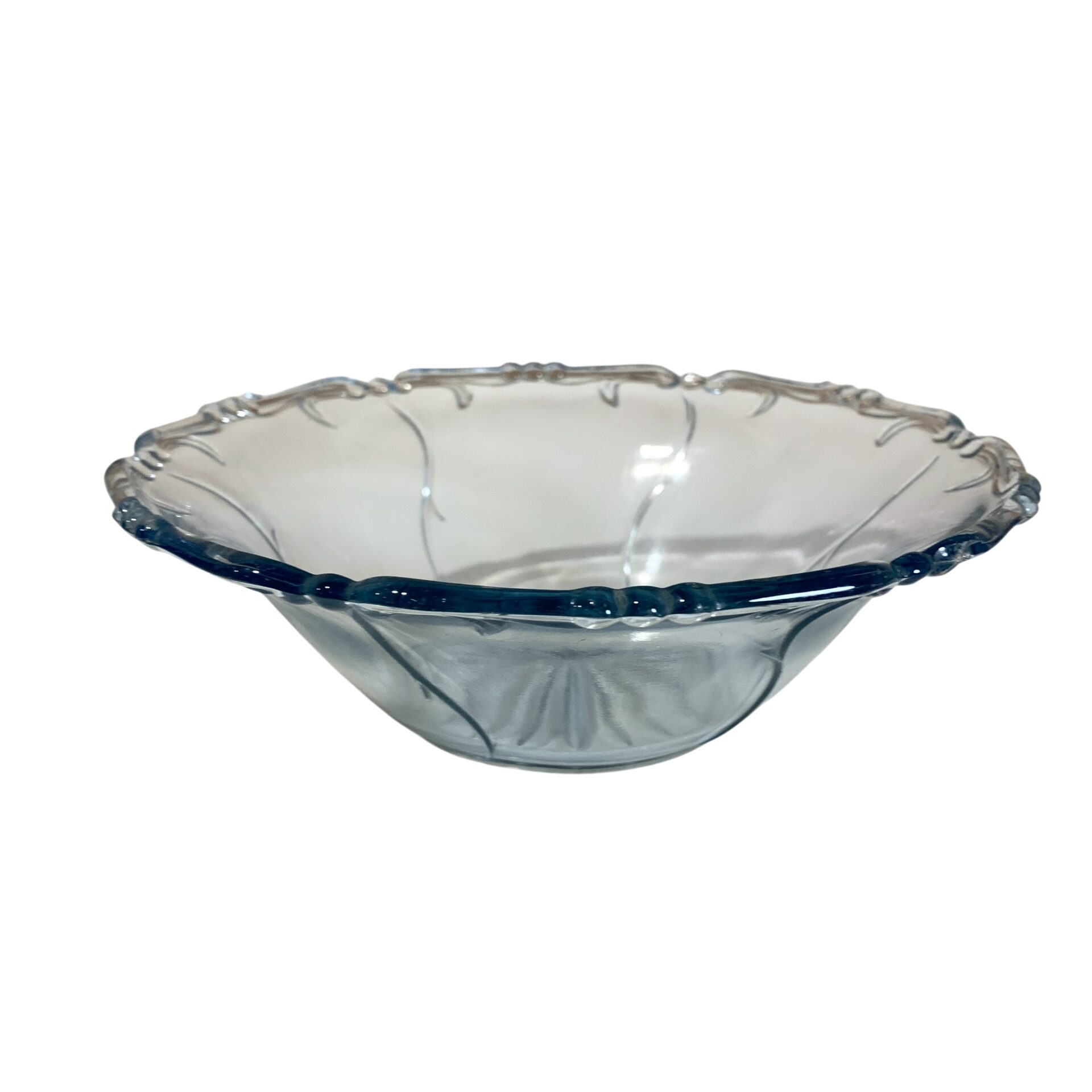 Glasskål 20cm Glas Skål Vintage