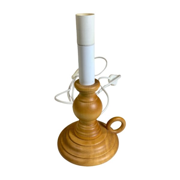 Vigan Typ 300/2/14 Bordslampa Lampfot Trä Lampa E14 Vintage Retro