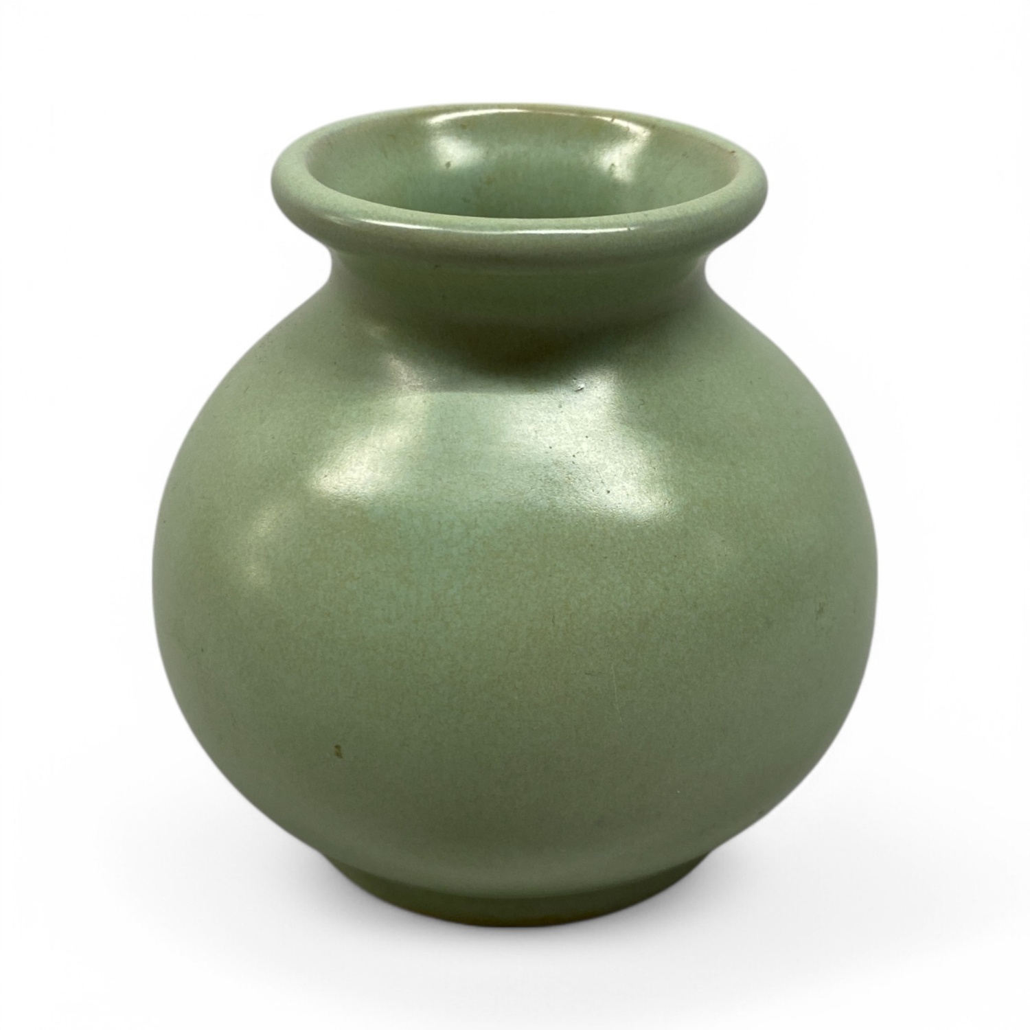 Upsala Ekeby Vas Pastell Grön 9cm Retro Vintage - Bild 6