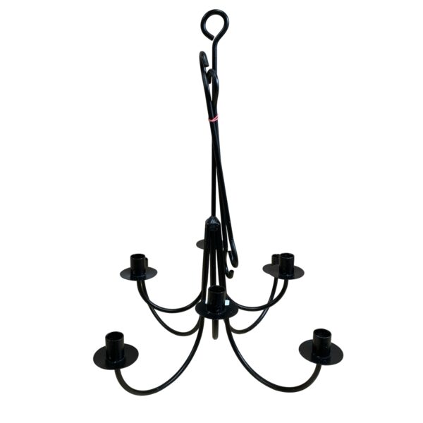 Rosti Roland Stigsson Ystad Ljuskrona Svart Smide 58cm