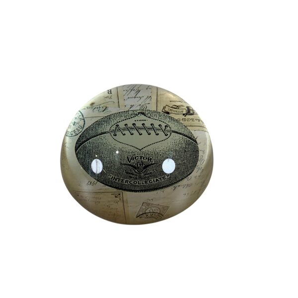 Victor Intercollegiate Glas Vintage Brevpress Glasblock 9,5cm