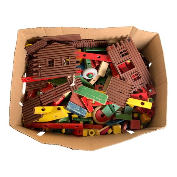 Retro Leksaker Byggdelar Cowboy & Indianer Vilda västern Vintage Toys