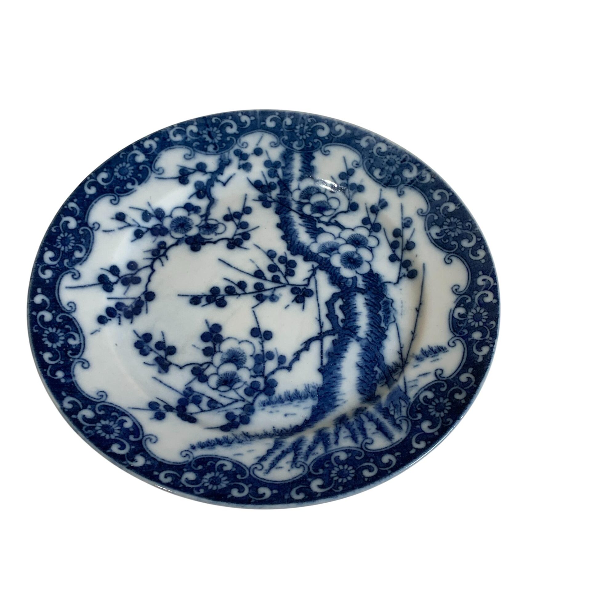 Import Tallrik Blå 17cm Vintage