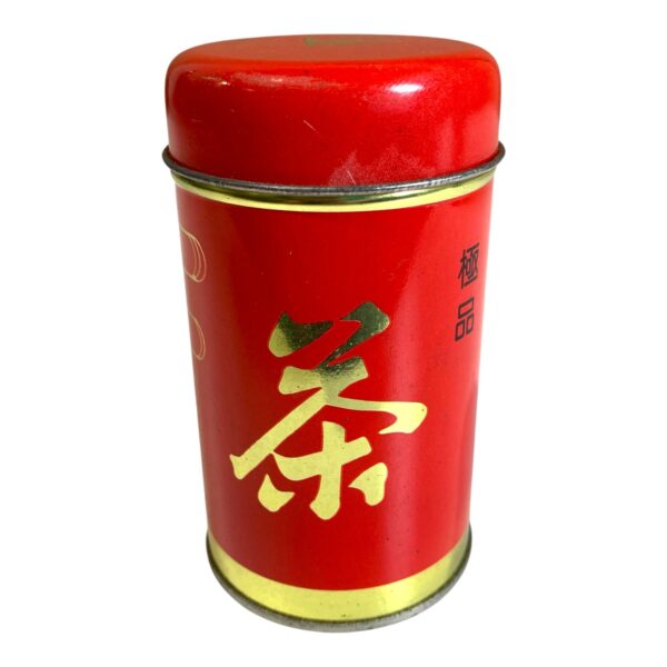 Liten Teburk Plåtburk Plåt Te Burk Vintage Retro