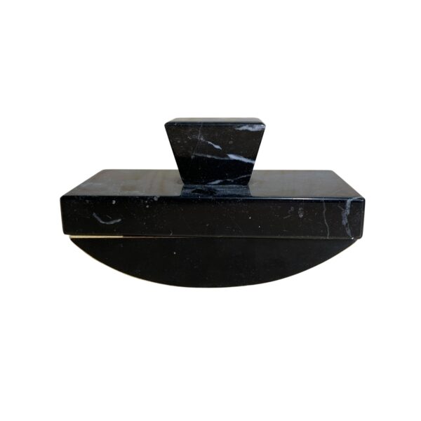 Stämpel Sten Svart 13,5cm Vintage