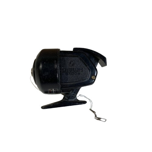 Vintage haspelrulle Daiwa 2100 – klassisk svart fiskerulle retro Daiwa
