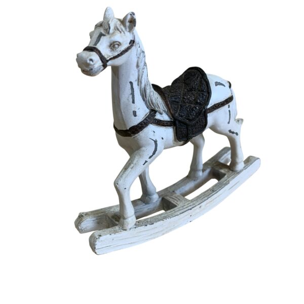 Prydnadshäst Vit 13,5 cm Häst