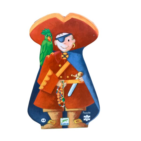 Djeco Pirate and Treasure Silhouette Puzzle