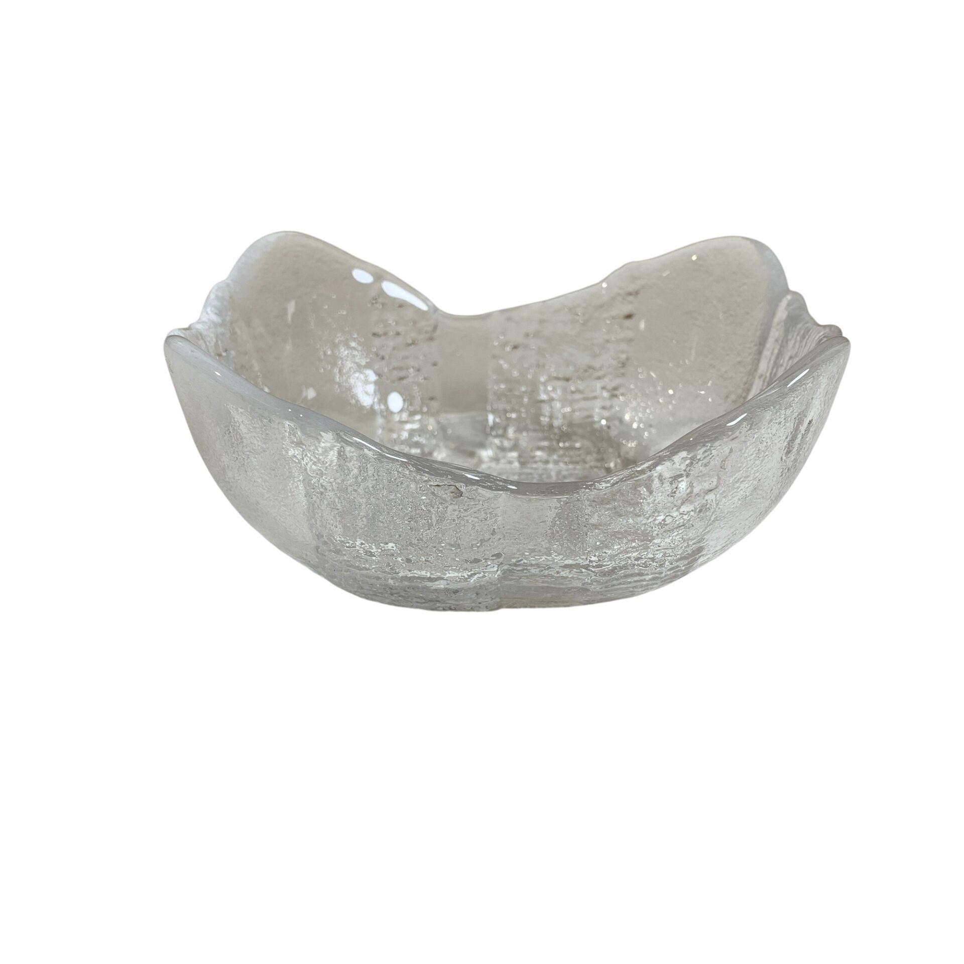 Christer Sjögren Lindshammar Skål Glas 13cm 70-tal