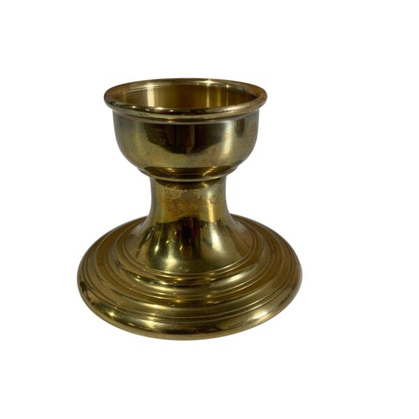 Ljushållare Mässing 8cm Ljusstake