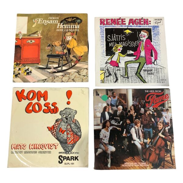 4st Vinylskivor Skivor Vinyl Skiv Records Musik Paket Record Fame Mats Winqvist