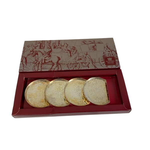 Scandia Glasunderlägg 4st 8cm Underlägg