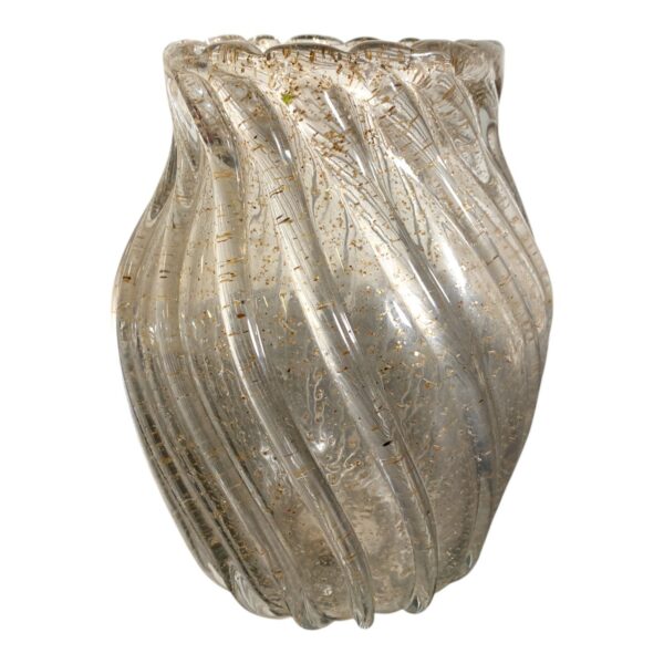 Stor Glas Vas Glasvas Large Glass Vase Vintage Design Retro