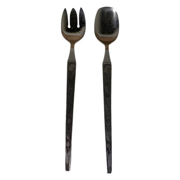 Salladsbestick Salladssked Salladsgaffel 27cm Bestick Stainless Steel