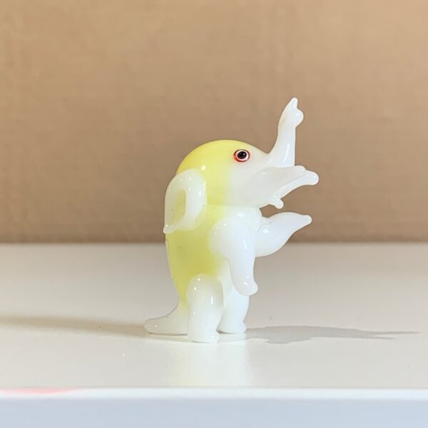 Glasdjur Elefant Art Glass Vintage Retro Glas Konst Djur Elephant