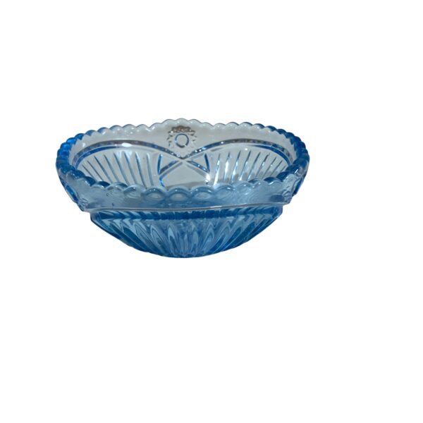 Glasfat Blå Rund 11cm Glas Skål Färgat