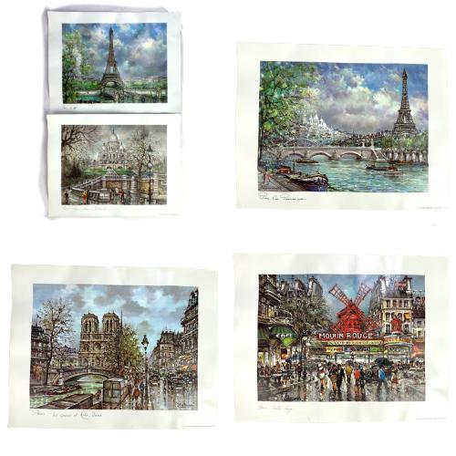 Edition Creations Isaac Prints Paris Motiv Design 5st Tavla