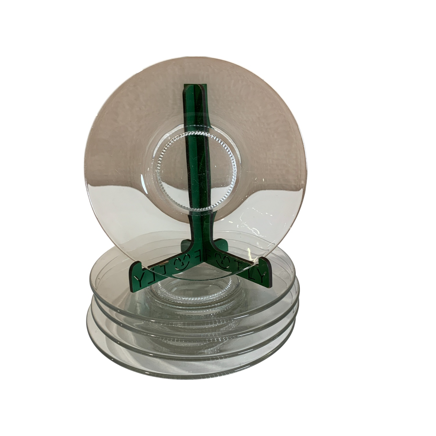Glasassietter 5st 17cm Glas Tallrikar
