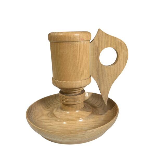 Träljusstake 18cm Ljusstake Allmoge 1978