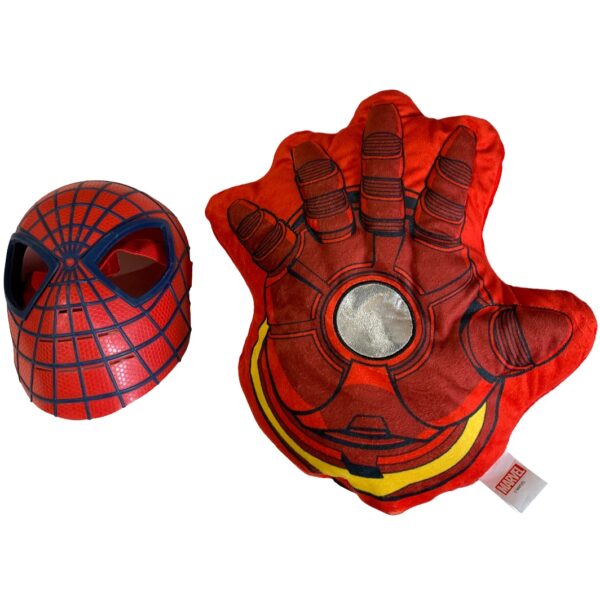 Hasbro Marvel Spider Man Mask och Iron Man Hand Kudde