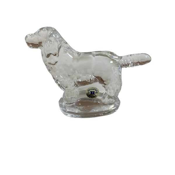 Reijmyre handmade Hund Glas Figurin 12cm
