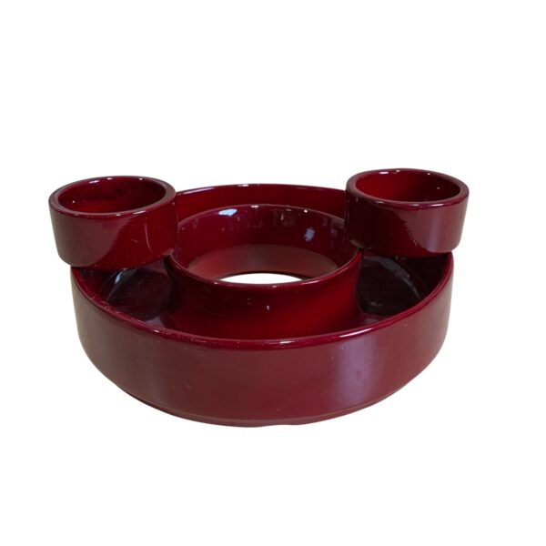 Coco Sweden Ljushållare Röd 18cm