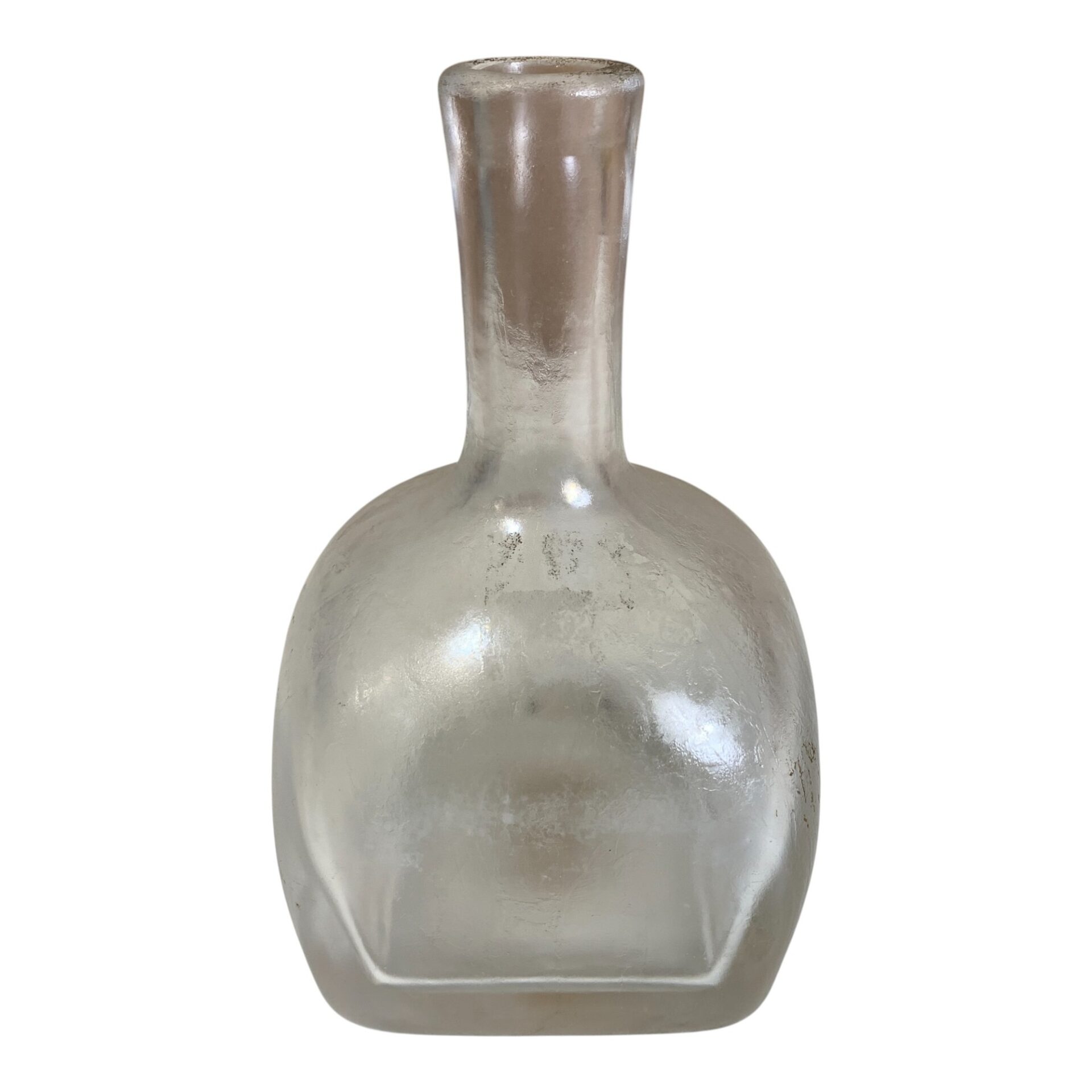 Glas Vas Glasvas 19cm Glass Vase Vintage Design Retro