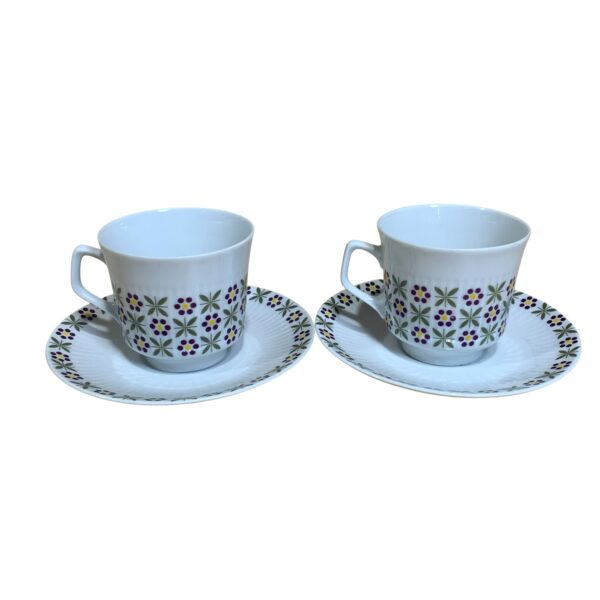 Barzutner Waldeission Bavaria Koppar & Fat 4-delar Blommor Lila Retro