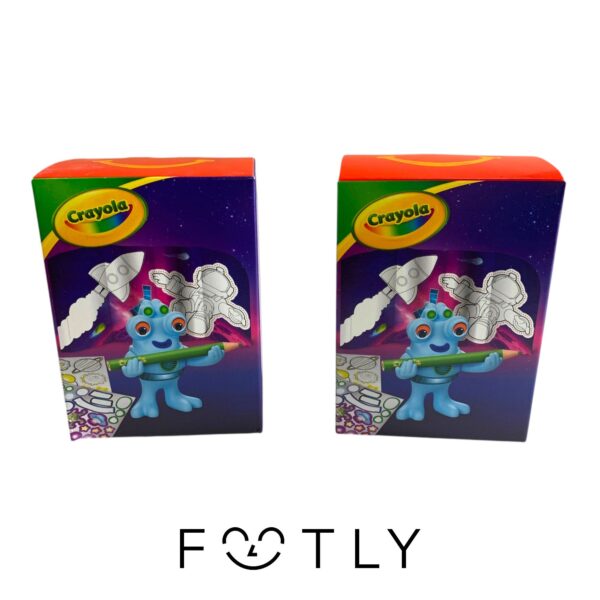 Happy Meal x Crayola Alien Activity Figure Figurer 2st
