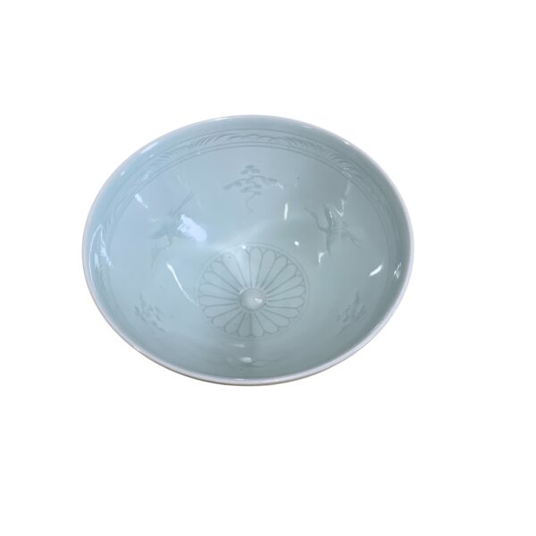 Kinesisk Skål Blå 14cm Design Skål Stämplad