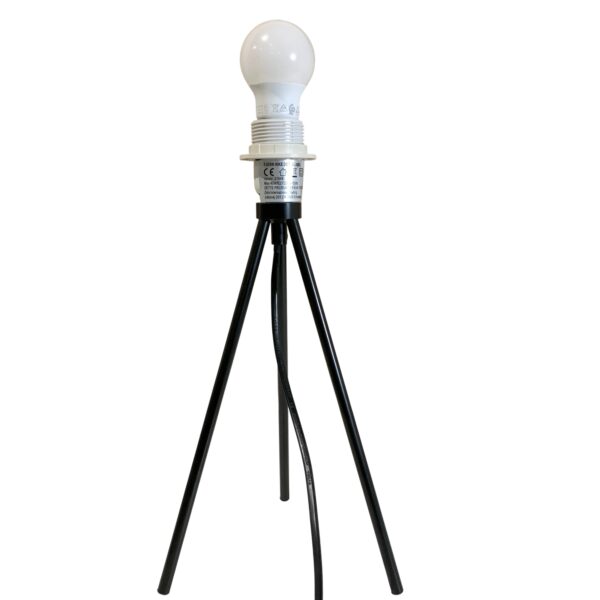 Lampfot Svart 35cm Bordslampa Lampa