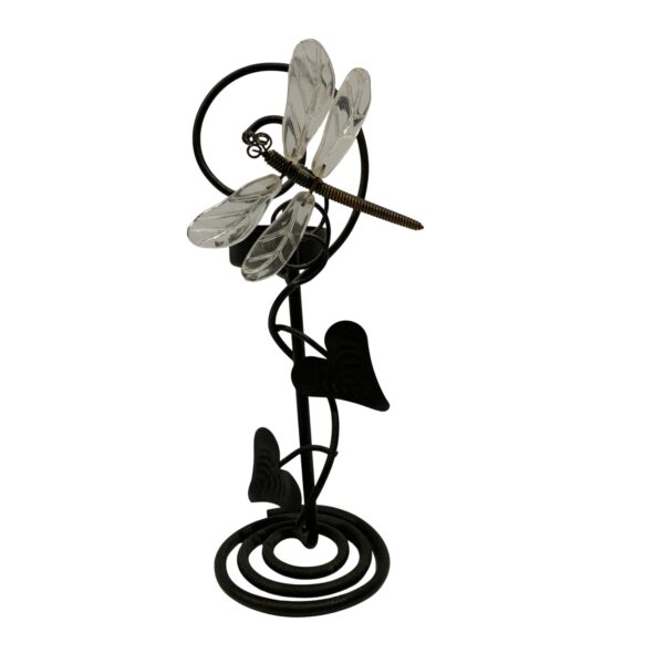 Ljusstake Insteket Svart 22cm