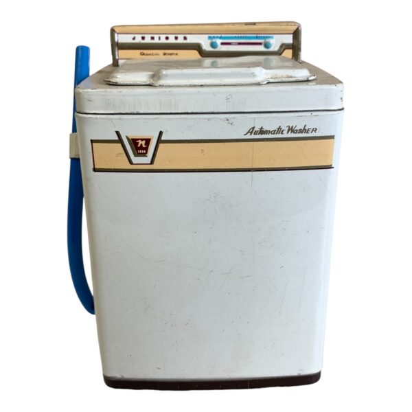 Junior Automatic Washer Leksakstvättmaskin Plåt Vintage