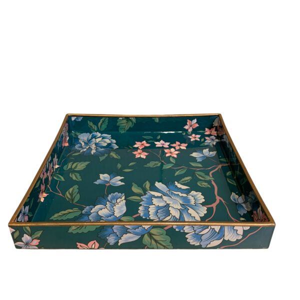 Servetthållare 22cm Fat Servett Grön Blad