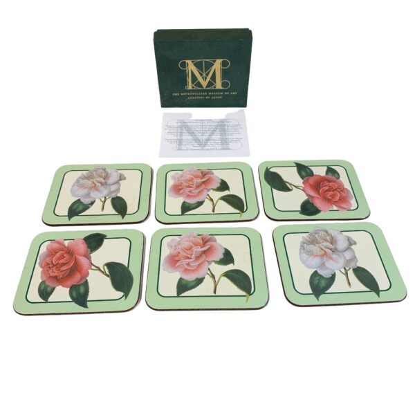 The Metropolitan Museum Of Art Camellias Glasunderlägg Underlägg 6st Coaster