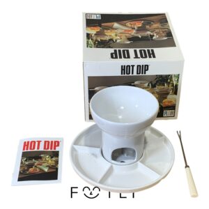 PLAIN Hot Dip Värmeskål Serveringsset Vit Med Originalkartong