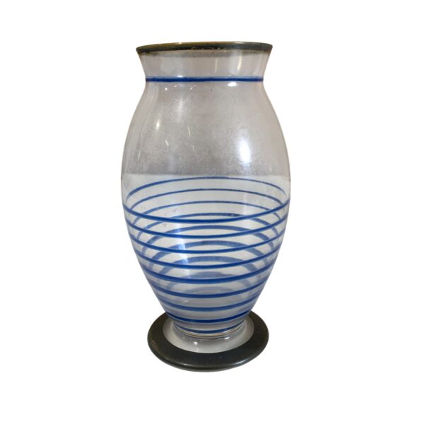 Glasvas Blå Glas Vas 15cm