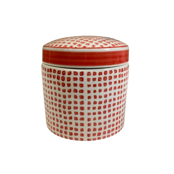 Åhlens Lockburk Röd Burk 10cm