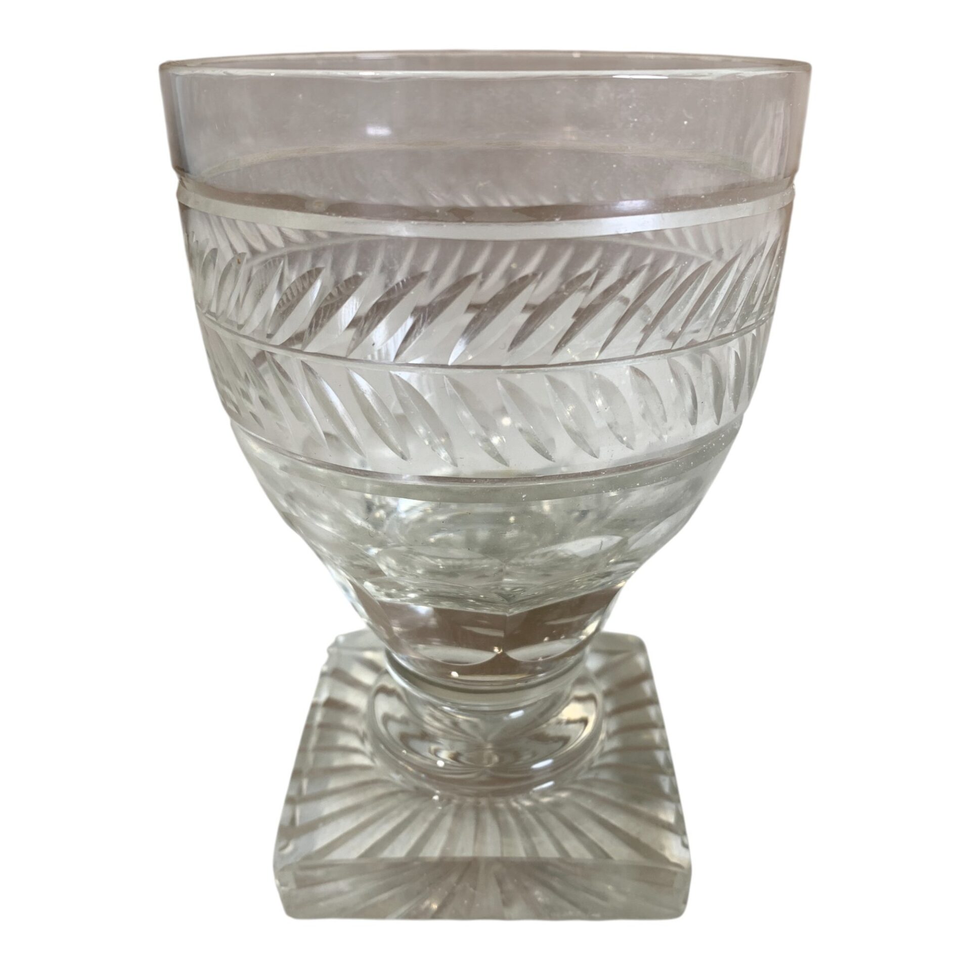 Vinglas 13cm Glas Vintage Retro