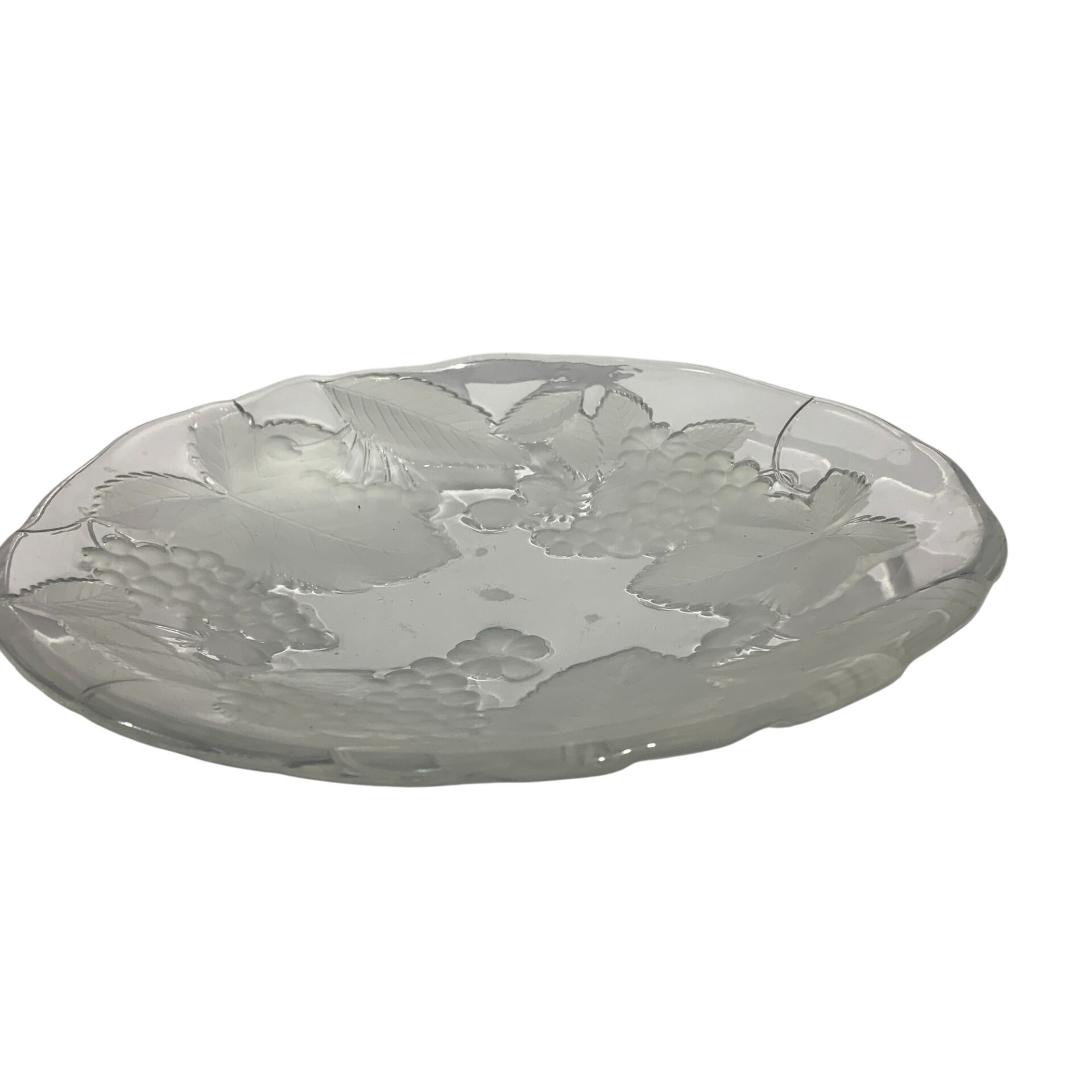 Glasfat 32cm Fat Glas Druvor Vindruvor