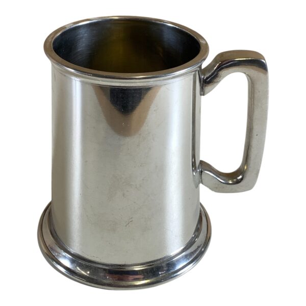 The Abbey of Sheffield Tenn 12cm Ölsejdel Ölstop Stop Pewter Stämplad Vintage