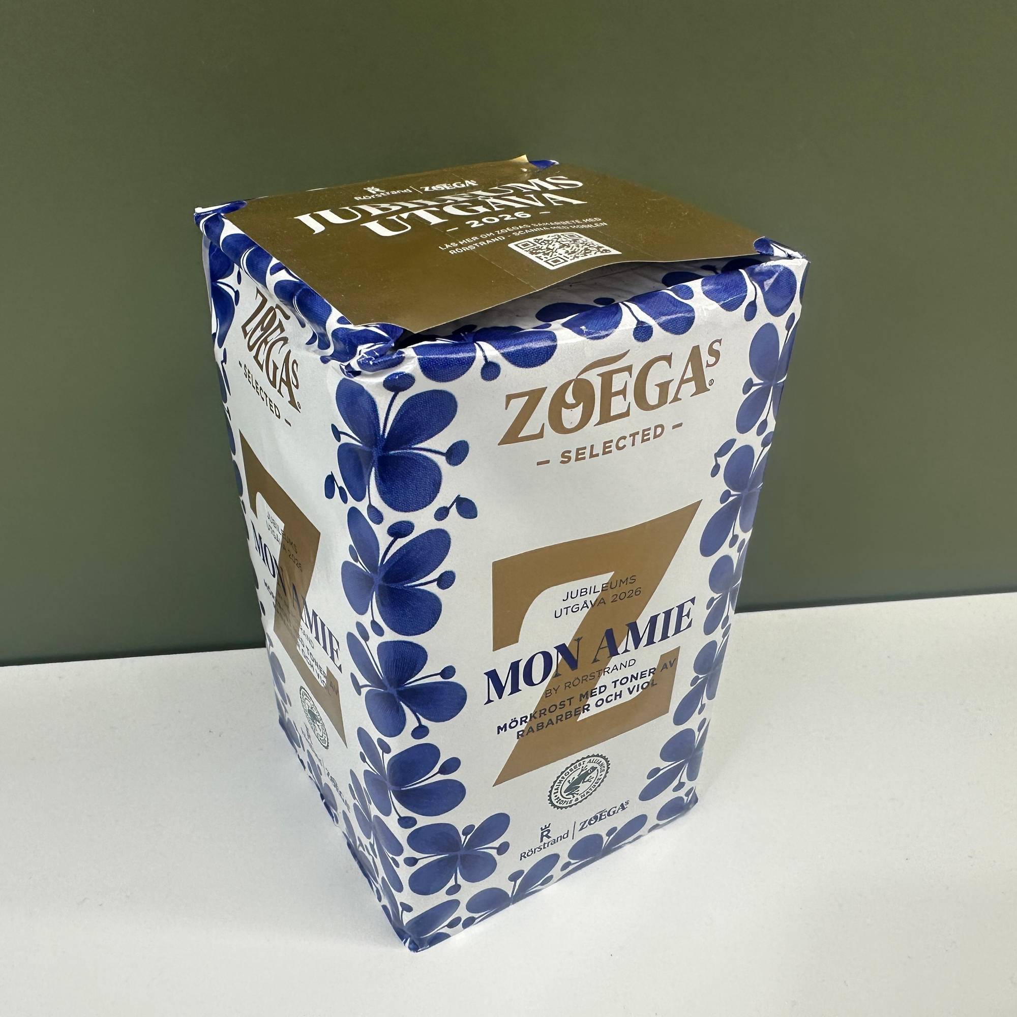 Mon Amie Kaffe Rörstrand Zoégas Jubileumsutgåva 2026 450g Rabarber Viol ...