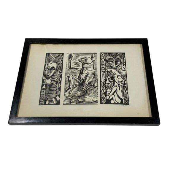 L Frisk Skäret Tavla Svart 45cm