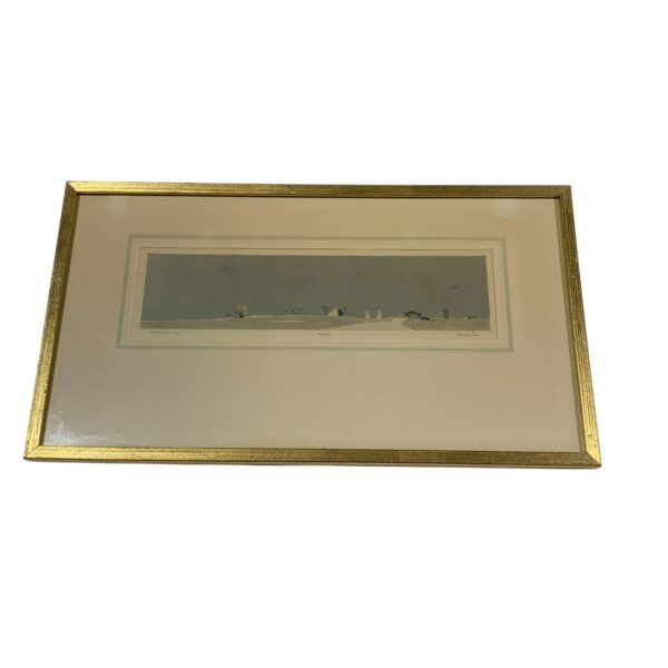 Tavla 45cm Sigenrad Guldig Ram
