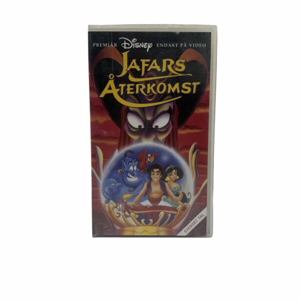 Disney Jafars Återkomst VHS Svenskt Tal Barnfilm Klassiker Film